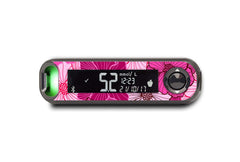 Fuchsia Flowers Sticker for Novopen 4, 5, 6, or Echo diabetes supplies and insulin pumps