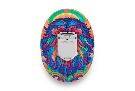 Funky Lion Patch - Glucomen Day for Single diabetes supplies and insulin pumps
