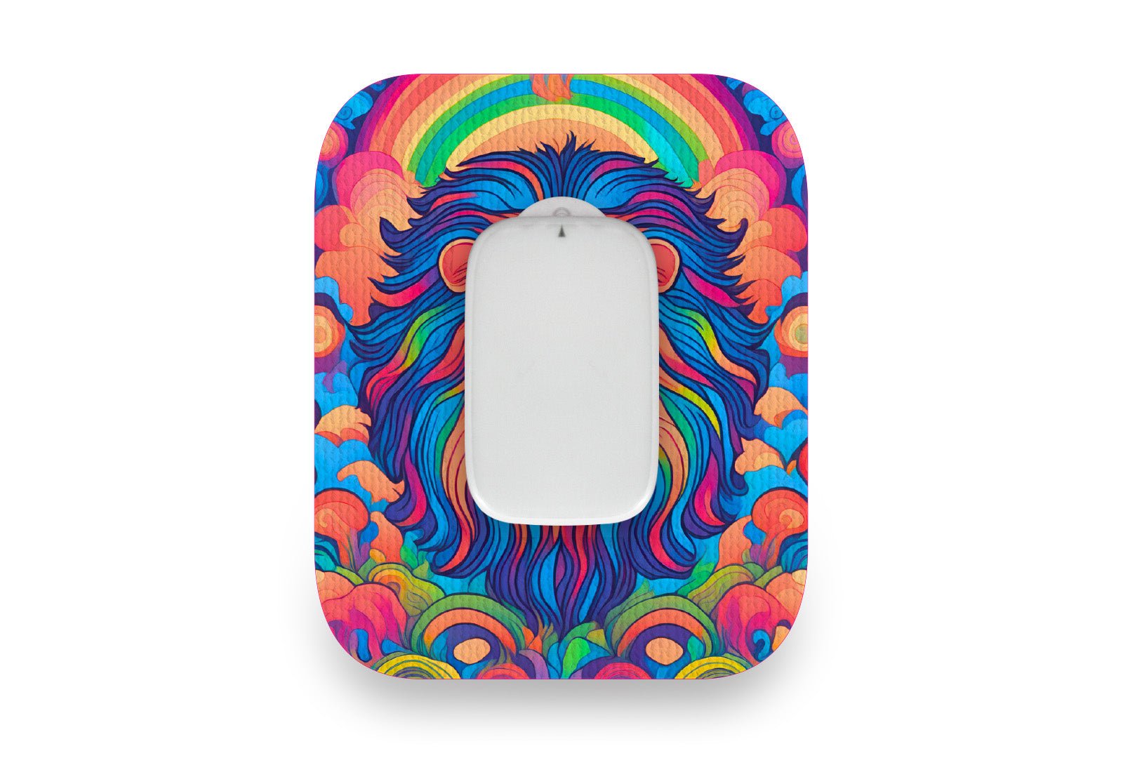 Funky Lion Patch - Medtrum CGM for Single diabetes supplies and insulin pumps