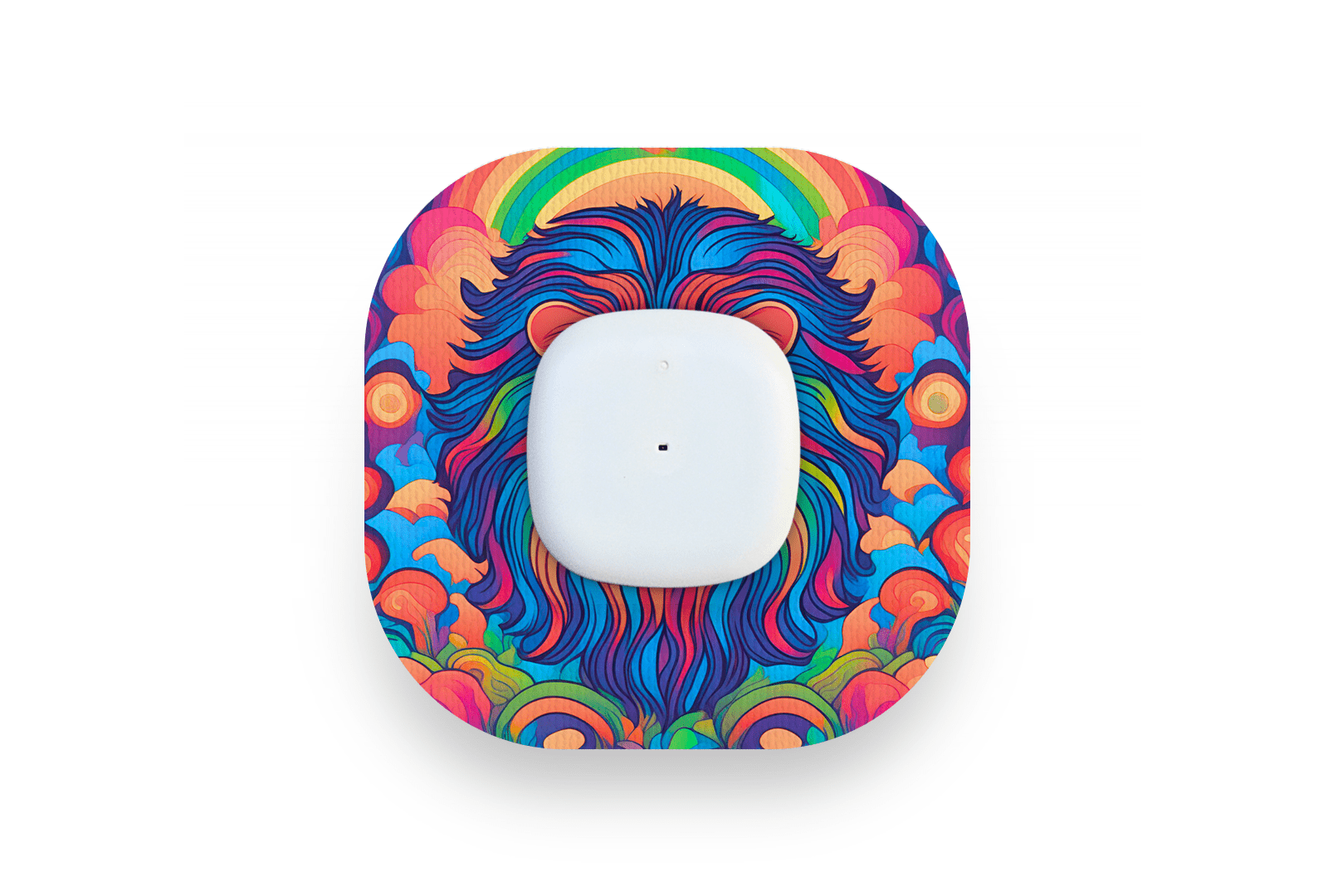 Funky Lion Patch - Simplera for Single diabetes supplies and insulin pumps
