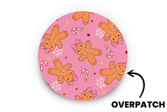 Gingerbread Patch - Overpatches for Single diabetes supplies and insulin pumps