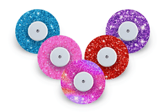 Glitter Patch Pack for Freestyle Libre - 5 Pack diabetes supplies and insulin pumps