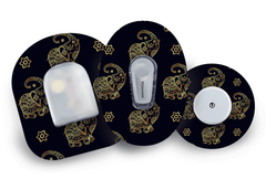 Gold Elephants Patch for Autosoft 90 diabetes supplies and insulin pumps