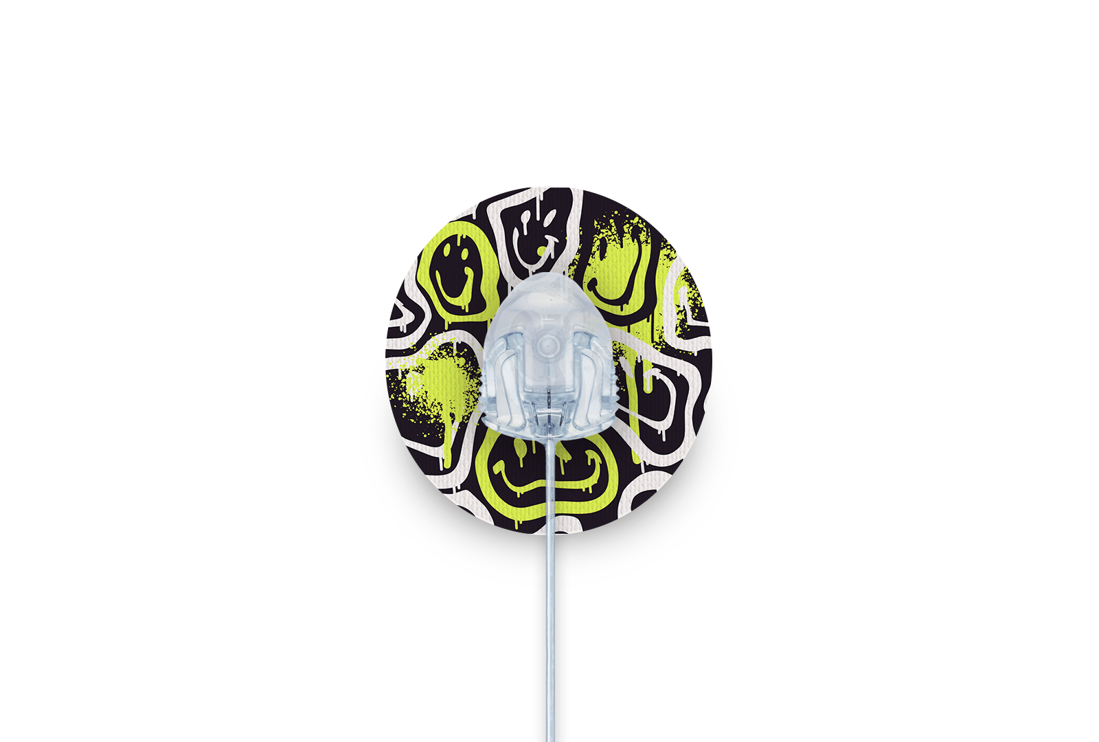 Graffiti Smiles Patch - Autosoft 90 for Single diabetes supplies and insulin pumps