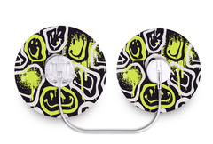 Graffiti Smiles Patch - Minimed Sure - T for Single diabetes supplies and insulin pumps