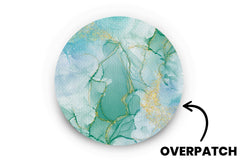 Green Marble Patch - Overpatches for Single diabetes supplies and insulin pumps