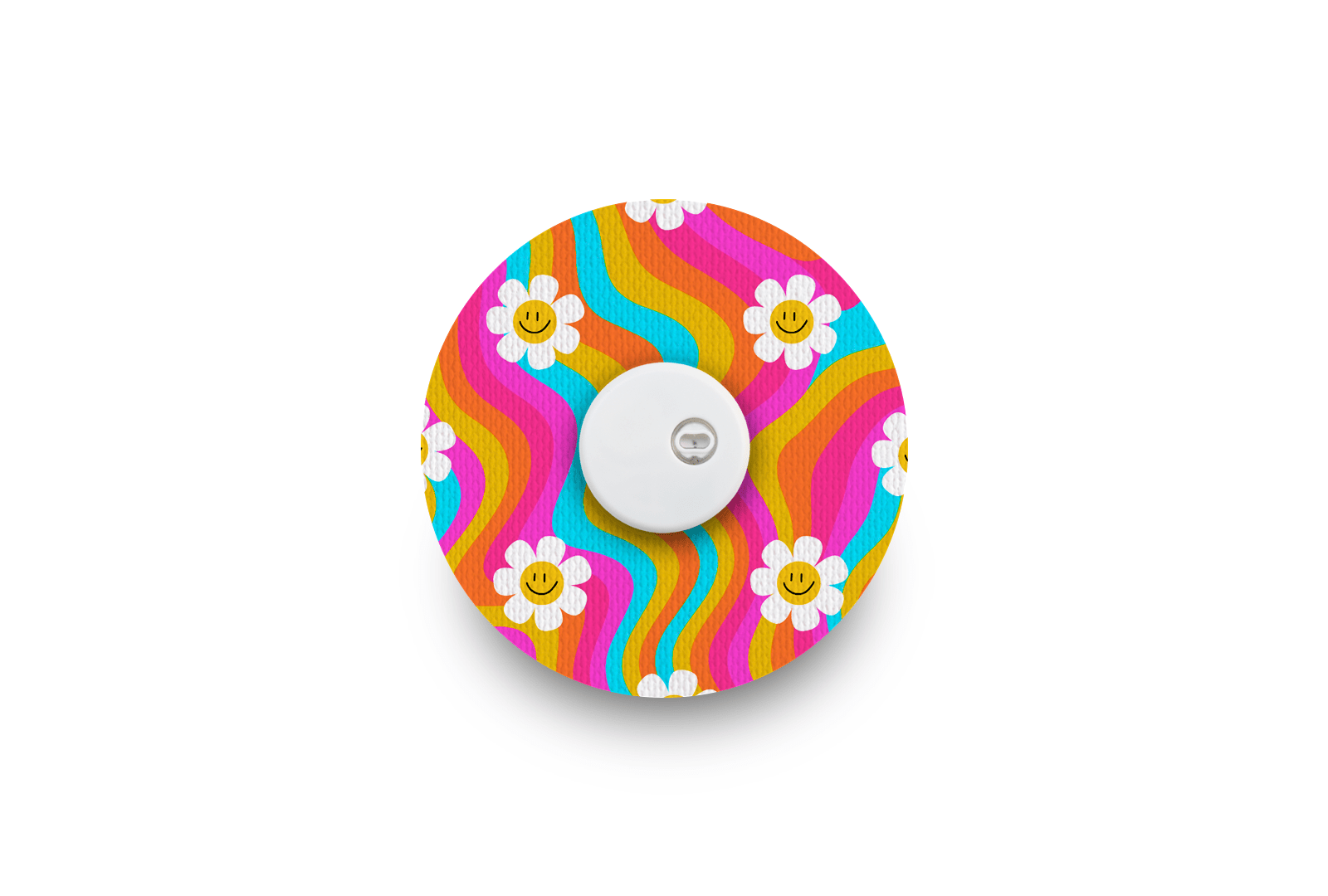 Groovy Daisy Patch for Freestyle Libre 3 diabetes supplies and insulin pumps