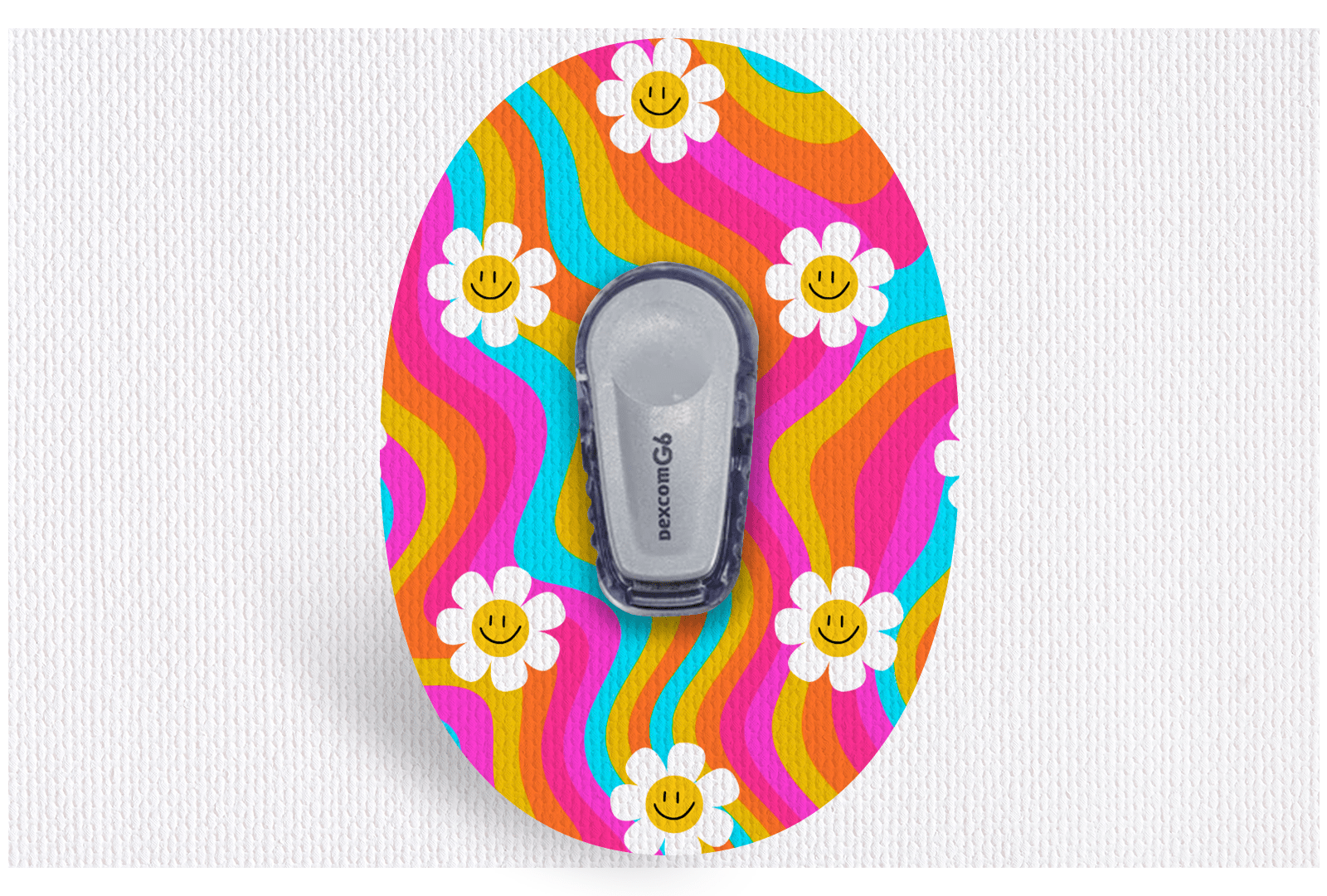Groovy Daisy Patch for Dexcom G6 / One diabetes supplies and insulin pumps