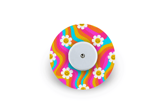 Groovy Daisy Patch for Freestyle Libre 2 diabetes supplies and insulin pumps