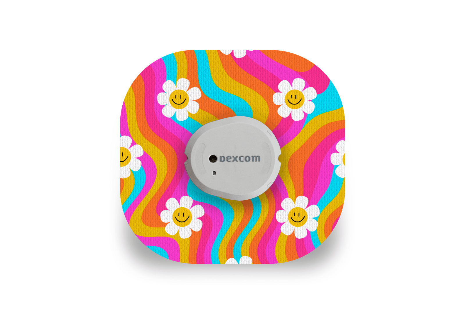 Groovy Daisy Patch for Dexcom G7 / One+ diabetes supplies and insulin pumps