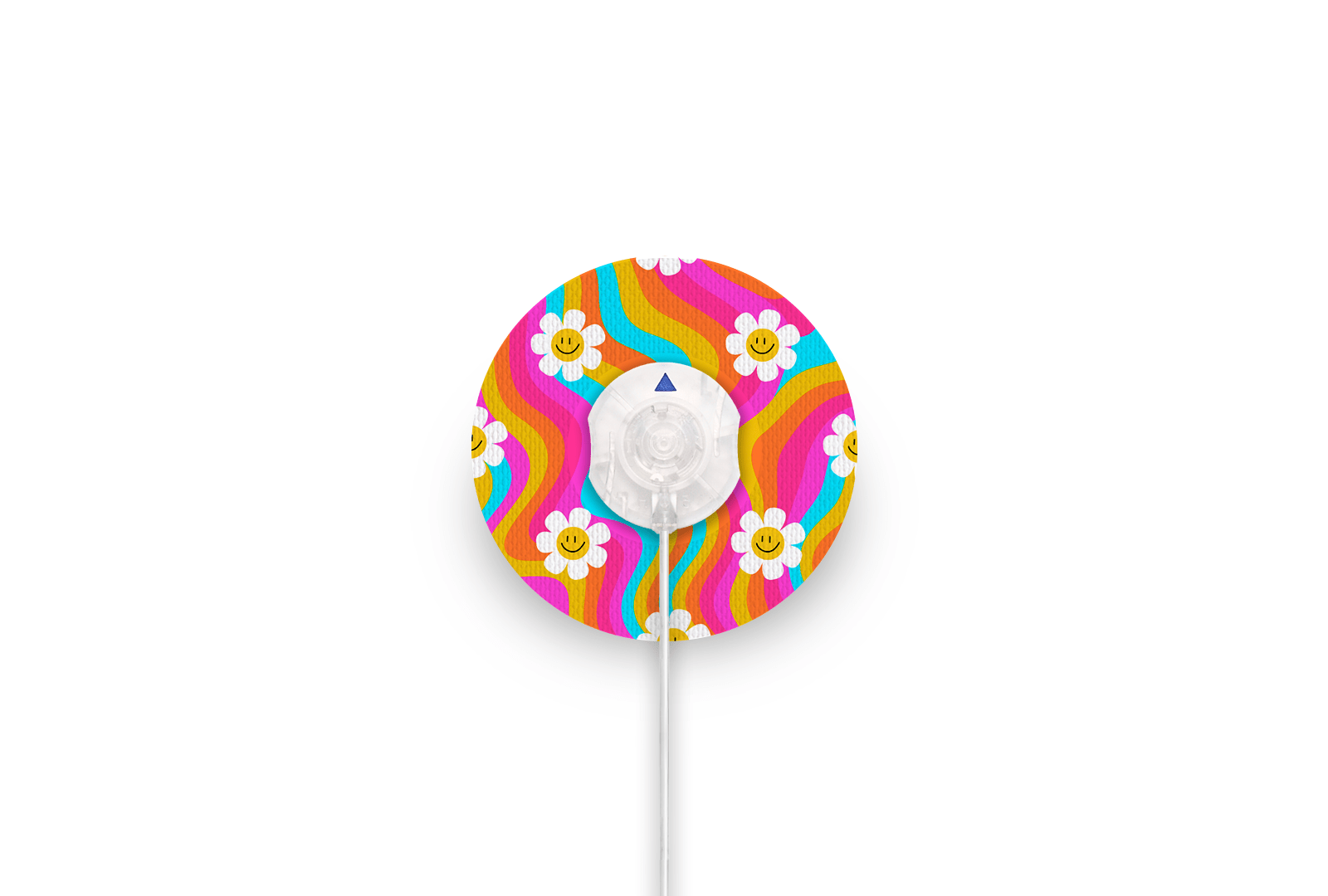 Groovy Daisy Patch for Minimed QuickSet diabetes supplies and insulin pumps