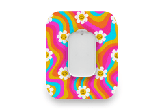 Groovy Daisy Patch - Medtrum CGM for Single diabetes supplies and insulin pumps