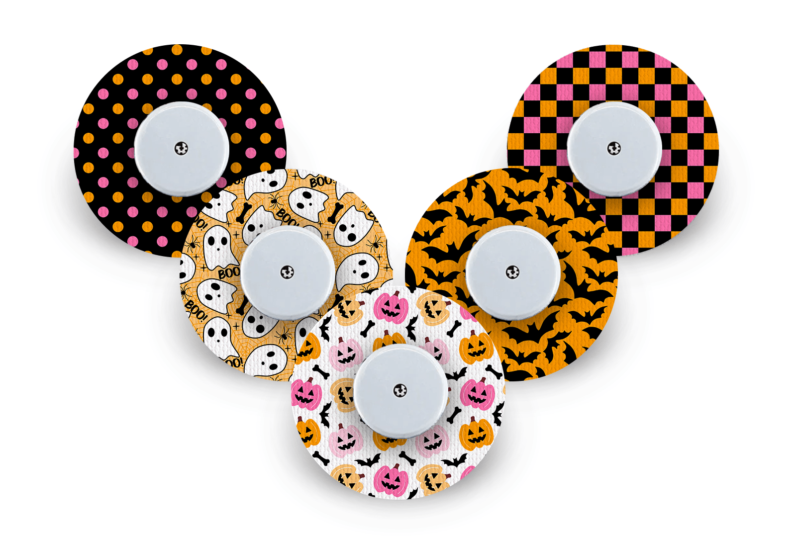 Happy Halloween Patch Pack for Freestyle Libre 2 diabetes supplies and insulin pumps