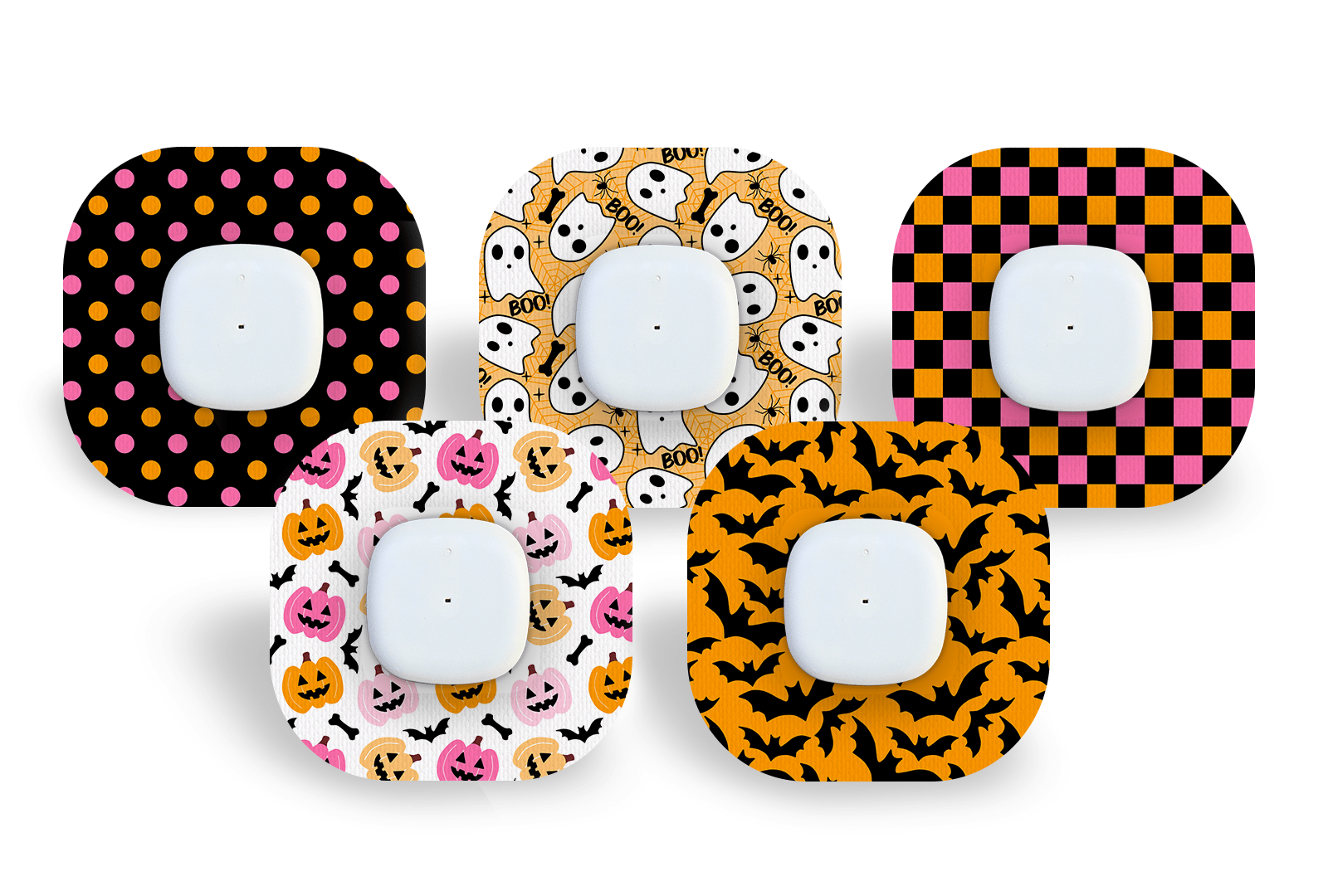 Happy Halloween Patch Pack for Simplera diabetes supplies and insulin pumps