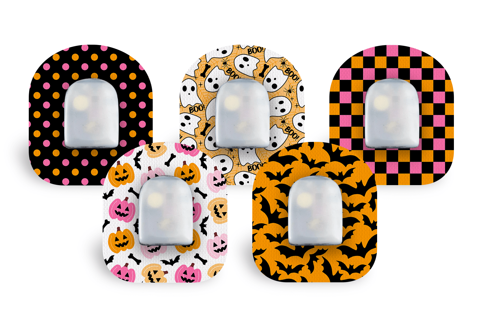 Happy Halloween Patch Pack for Omnipod diabetes supplies and insulin pumps