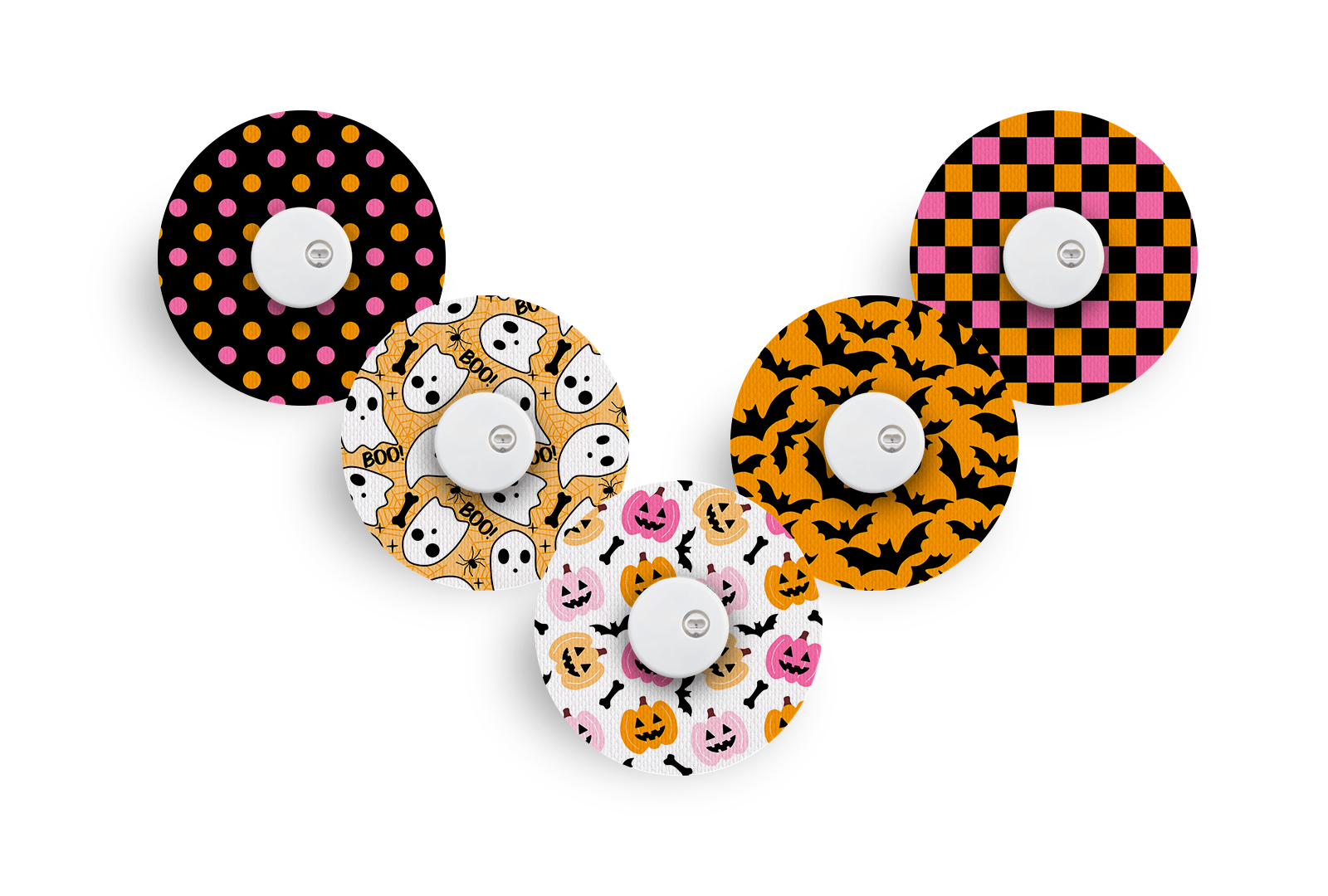 Happy Halloween Patch Pack for Freestyle Libre 3 diabetes supplies and insulin pumps