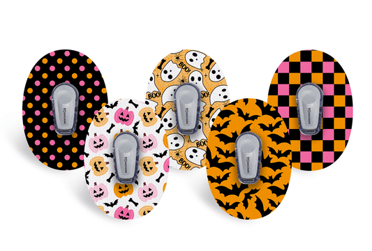Happy Halloween Patch Pack for Dexcom G6 / One diabetes supplies and insulin pumps
