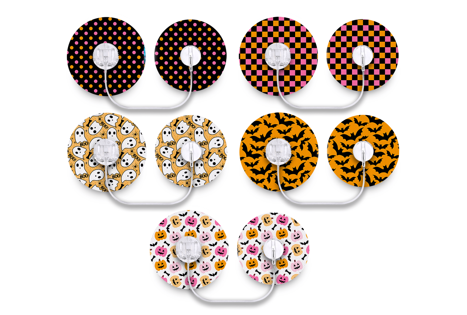 Happy Halloween Patch Pack for Tru - Steel diabetes supplies and insulin pumps