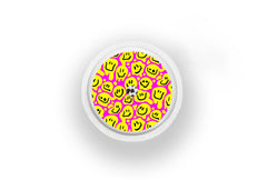 Happy Sticker for Novopen 4, 5, 6, or Echo diabetes supplies and insulin pumps