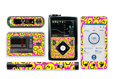 Happy Sticker for Novopen 4, 5, 6, or Echo diabetes supplies and insulin pumps