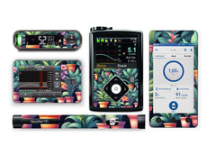 House Plant Sticker for Novopen 4, 5, 6, or Echo diabetes supplies and insulin pumps