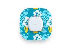 Island Flowers Patch - Simplera for Single diabetes supplies and insulin pumps
