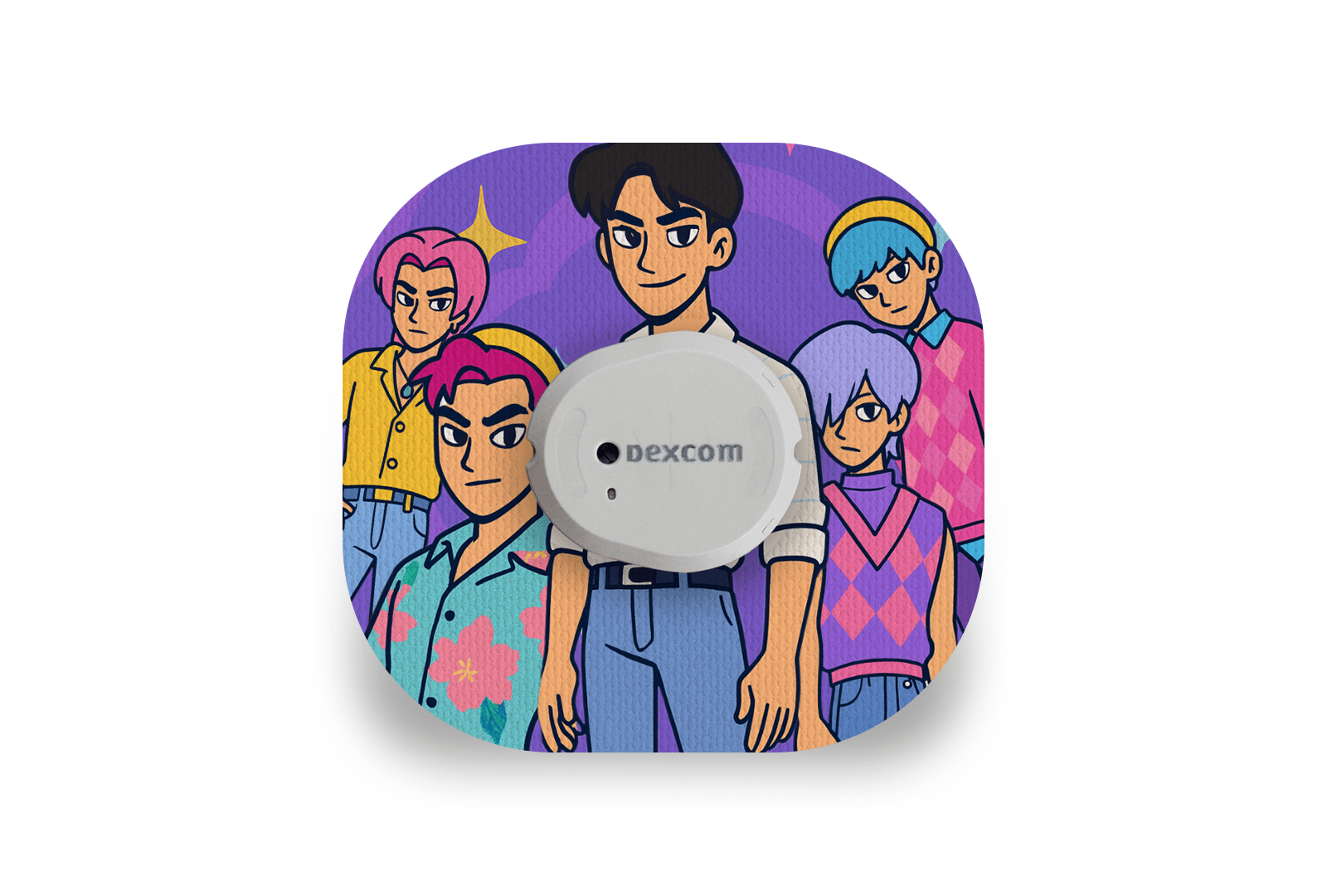 K Pop Saja Boys Patch for Dexcom G7 / One+ diabetes supplies and insulin pumps