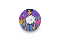 K Pop Saja Boys Patch for Freestyle Libre 3 diabetes supplies and insulin pumps