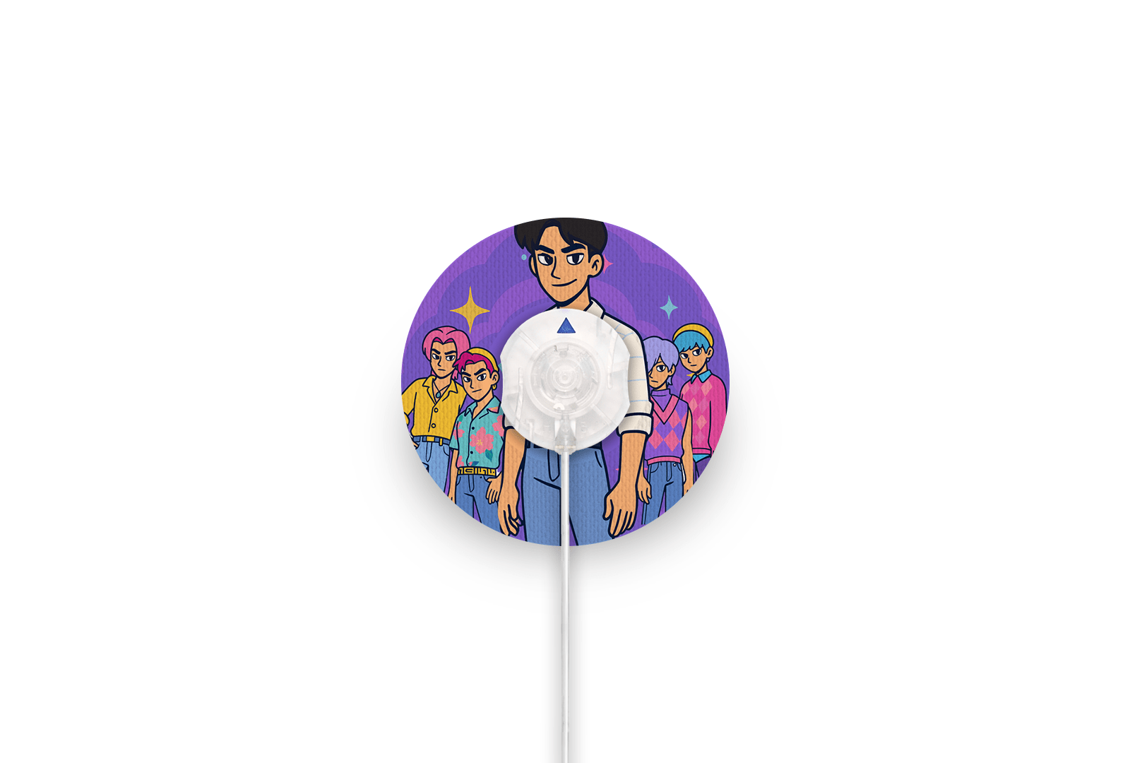 K Pop Saja Boys Patch for Minimed QuickSet diabetes supplies and insulin pumps