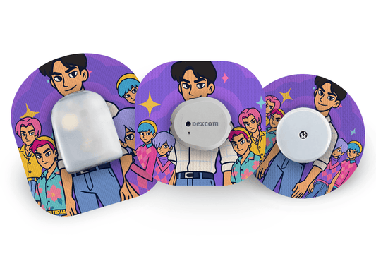 K Pop Saja Boys Patch for Freestyle Libre 2 diabetes supplies and insulin pumps
