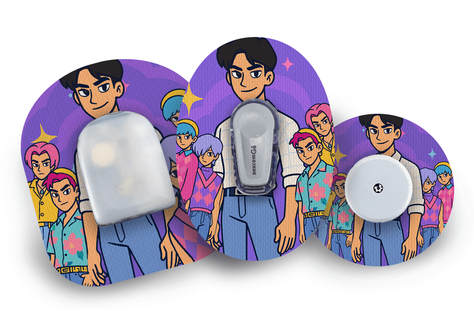 K Pop Saja Boys Patch for Freestyle Libre 2 diabetes supplies and insulin pumps