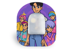 K Pop Saja Boys Patch for Omnipod diabetes supplies and insulin pumps