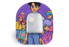 K Pop Saja Boys Patch for Omnipod diabetes supplies and insulin pumps