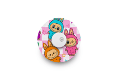 Labubu Patch for Freestyle Libre 3 diabetes supplies and insulin pumps