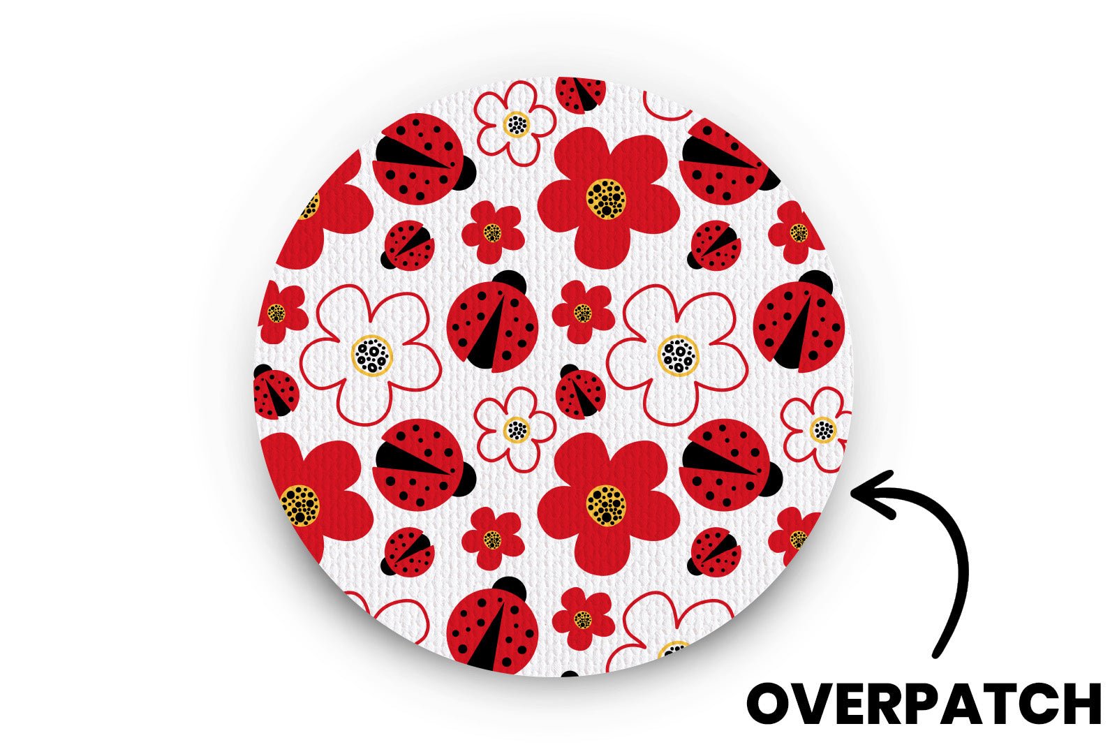 Lady Bird Patch - Overpatches for Single diabetes supplies and insulin pumps