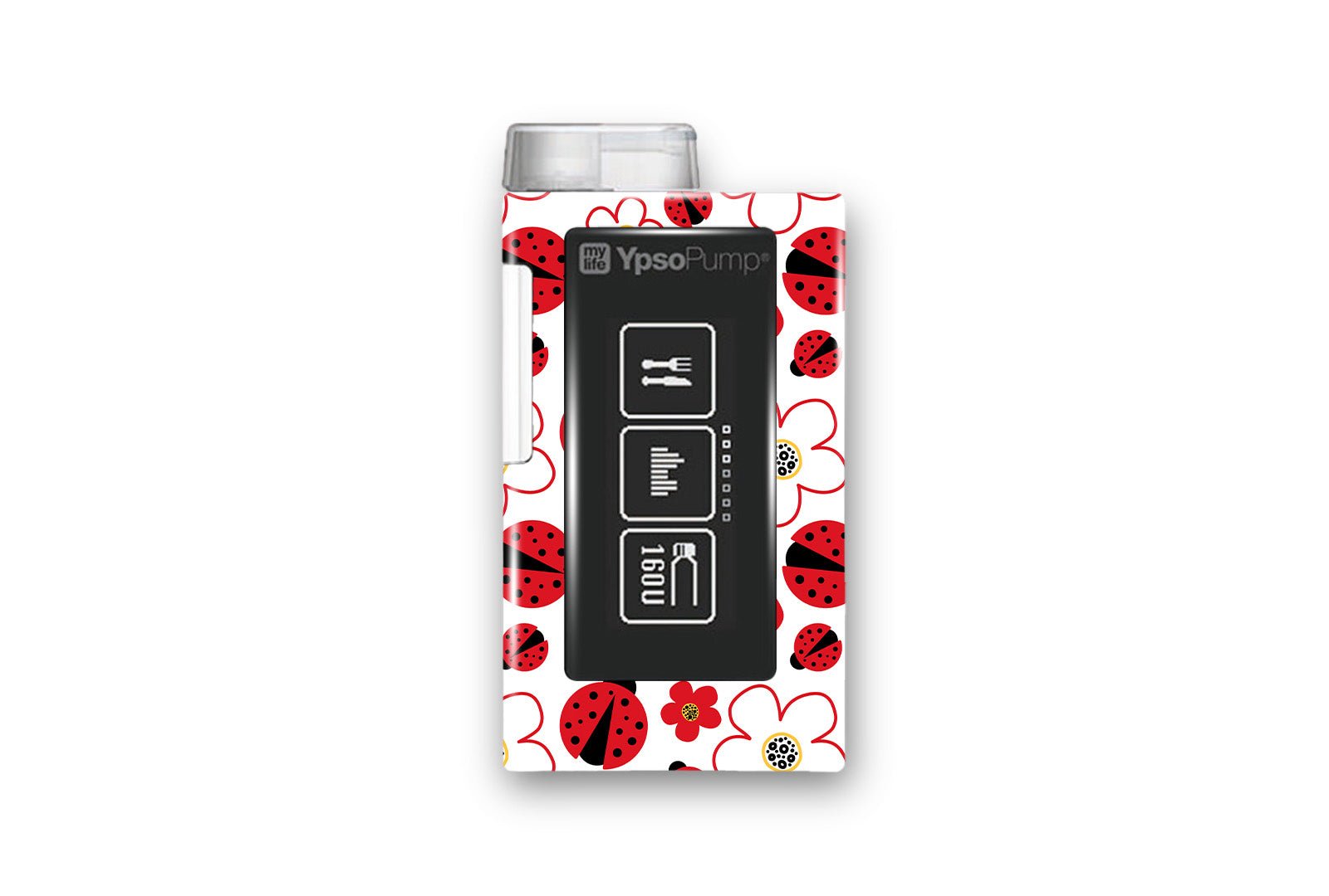 Ladybird Sticker for Novopen 4, 5, 6, or Echo diabetes supplies and insulin pumps