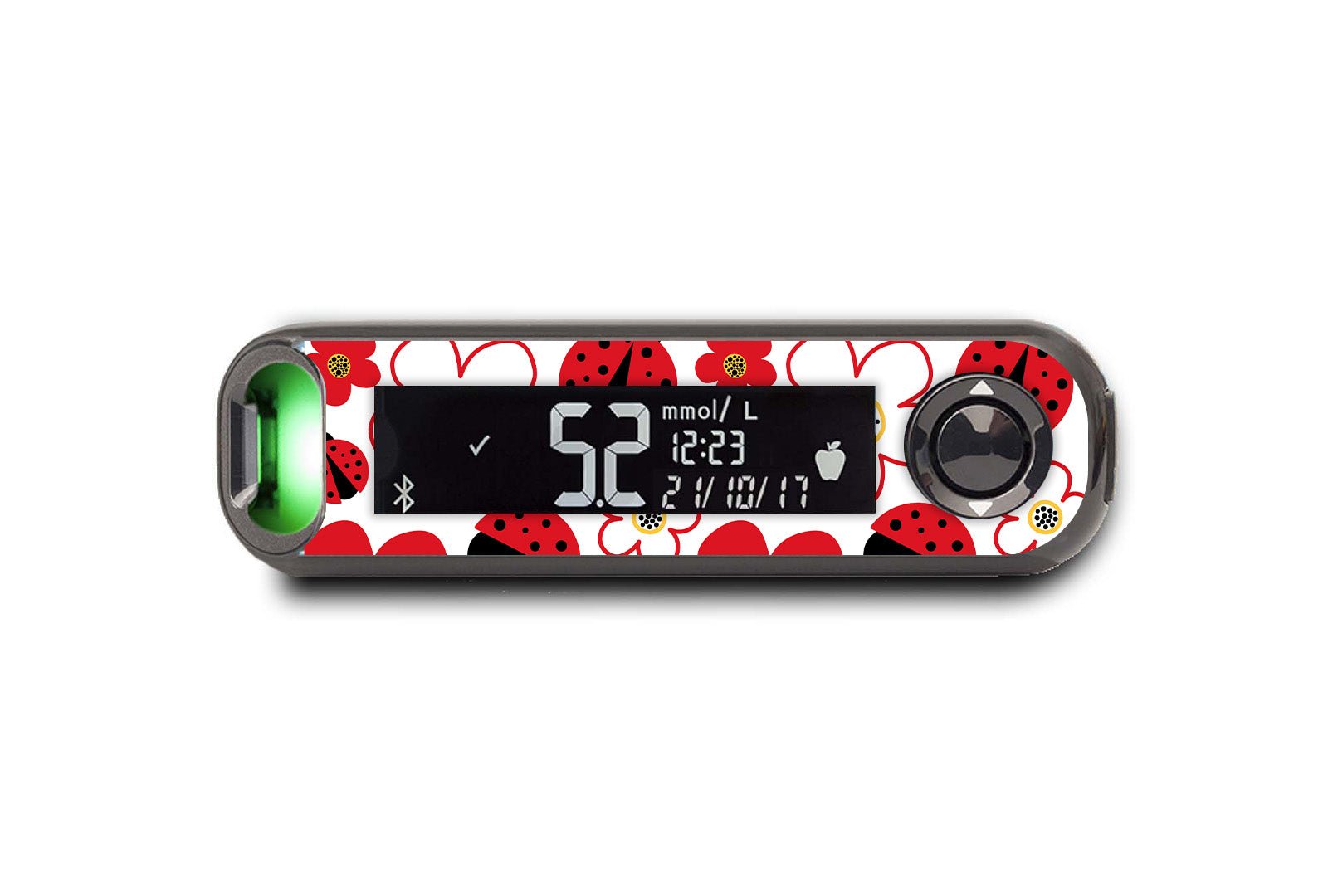 Ladybird Sticker for Novopen 4, 5, 6, or Echo diabetes supplies and insulin pumps