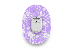 Lilac Bloom Patch for Glucomen Day diabetes supplies and insulin pumps