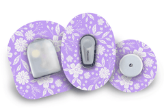 Lilac Bloom Patch for Freestyle Libre 2 diabetes supplies and insulin pumps