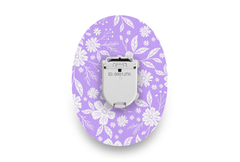 Lilac Bloom Patch - Glucomen Day for Single diabetes supplies and insulin pumps