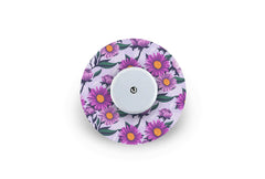 Lilac Daisy Patch for Freestyle Libre 2 diabetes supplies and insulin pumps