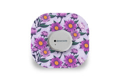 Lilac Daisy Patch for Dexcom G7 / One+ diabetes supplies and insulin pumps