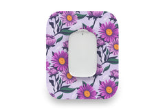 Lilac Daisy Patch for Medtrum CGM diabetes supplies and insulin pumps
