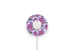 Lilac Daisy Patch for Minimed QuickSet diabetes supplies and insulin pumps