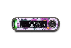 Lilac Daisy Sticker for Novopen 4, 5, 6, or Echo diabetes supplies and insulin pumps