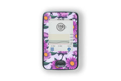 Lilac Daisy Sticker for Novopen 4, 5, 6, or Echo diabetes supplies and insulin pumps