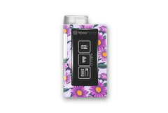 Lilac Daisy Sticker for Novopen 4, 5, 6, or Echo diabetes supplies and insulin pumps