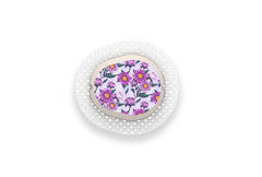 Lilac Daisy Sticker for Novopen 4, 5, 6, or Echo diabetes supplies and insulin pumps