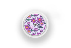 Lilac Daisy Sticker for Novopen 4, 5, 6, or Echo diabetes supplies and insulin pumps
