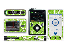 Lime Sticker for Novopen 4, 5, 6, or Echo diabetes supplies and insulin pumps